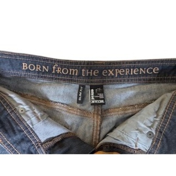 Prana Slim Fit Dark Wash Denim Jeans Casual Everyday Wear - Mens 28x30 - Picture 6 of 8